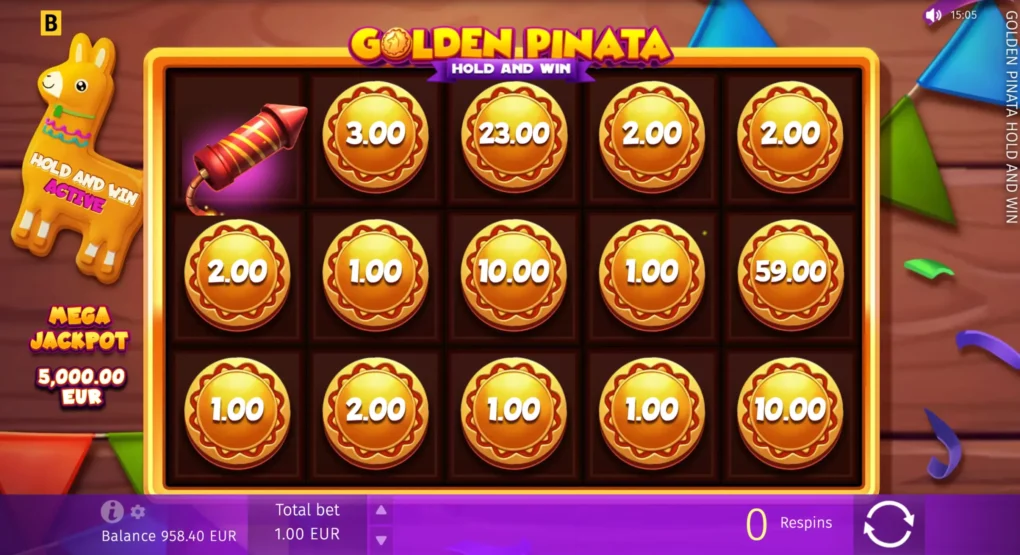Golden Pinata Hold and Win - 6